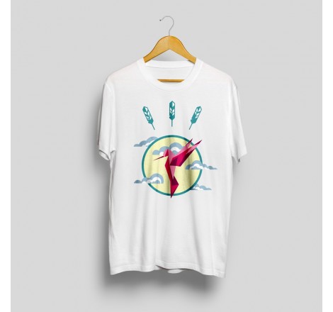 T-shirt imprimé colibri